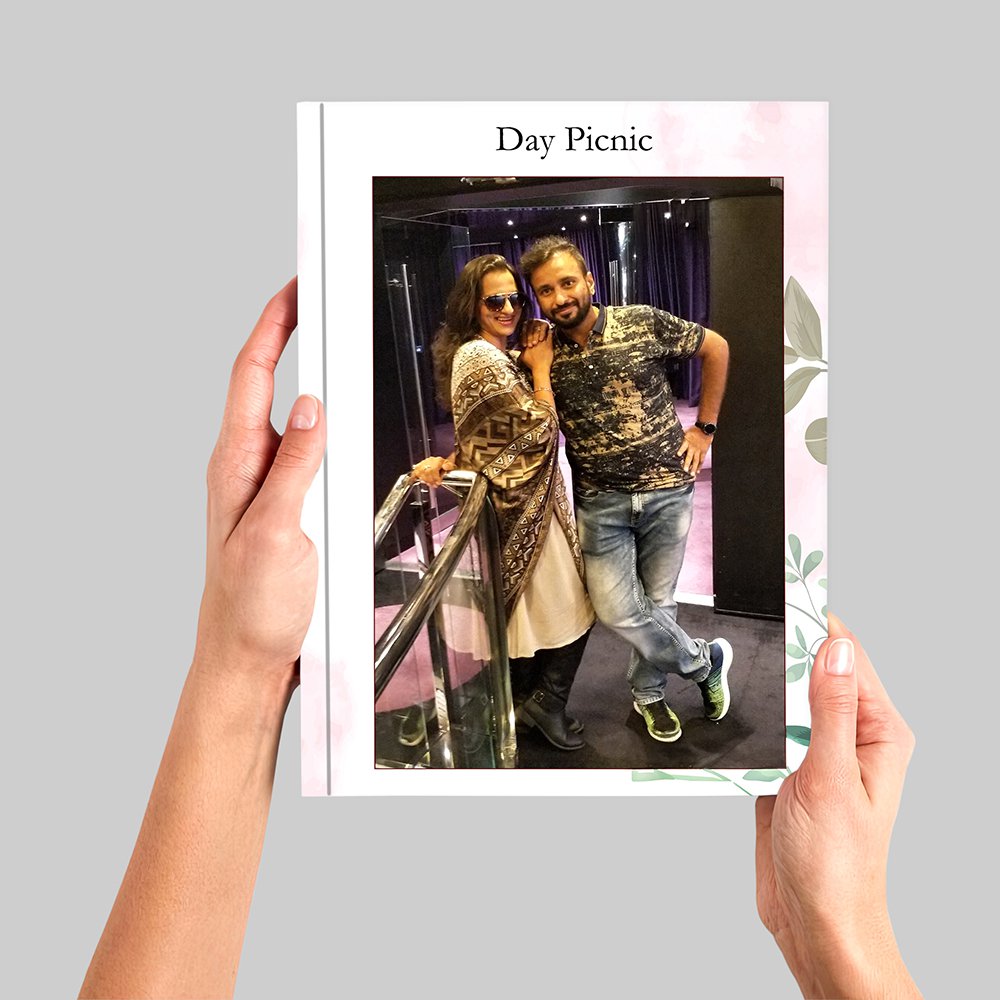 Hard Cover Memory Album | 12 X 16 inches | Big Size | Photos- Min 30 - Max 150 | Vertical 1 Photo Per Page | Horizontal 2 Photo Per Page